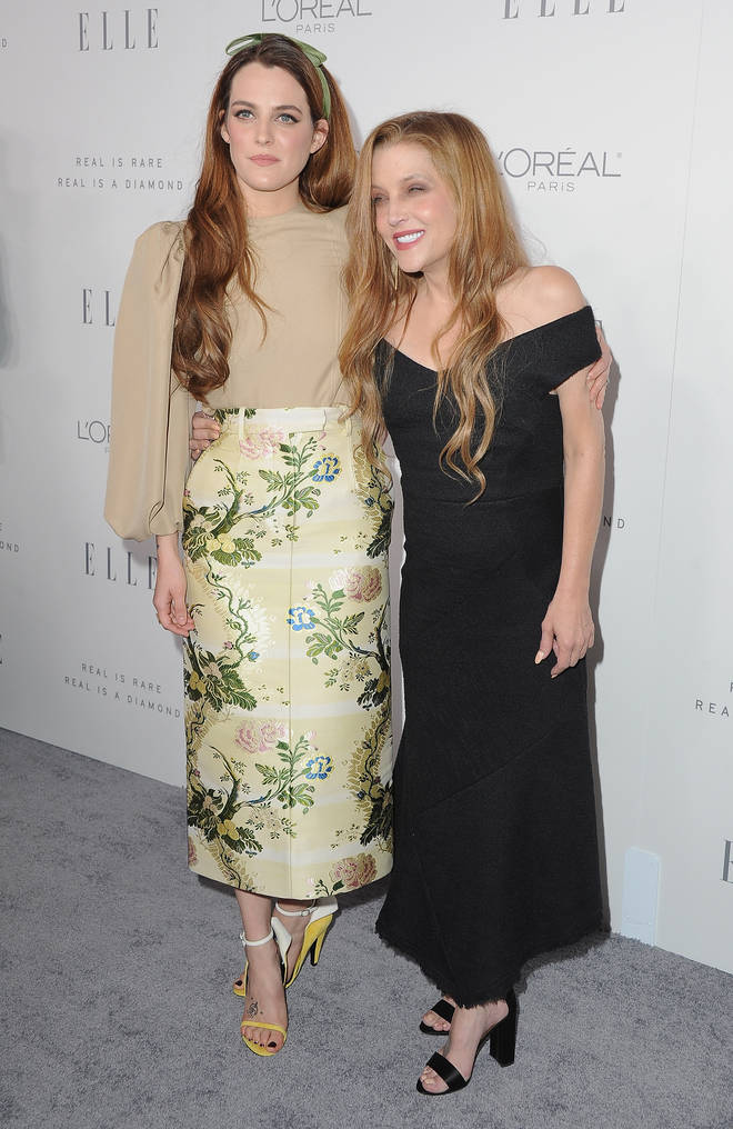 Riley Keough (left) and Lisa Marie Presley (right)