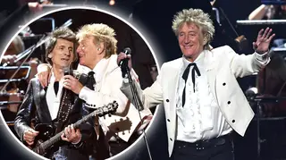 Rod Stewart reunited with Faces' members Ronnie Wood and Kenney Jones