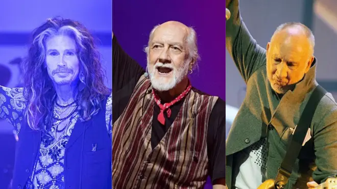 Steven Tyler, Mick Fleetwood and Pete Townshend