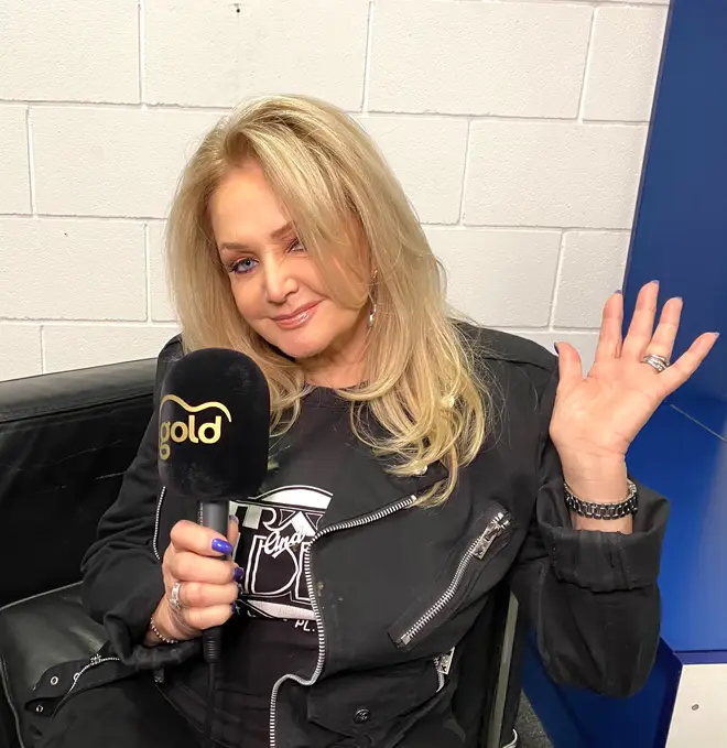 Bonnie Tyler speaking to Gold Radio backstage at The O2 Arena