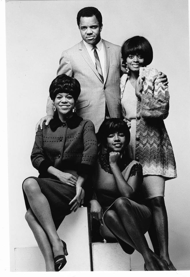 Berry Gordy Jr and the Supremes