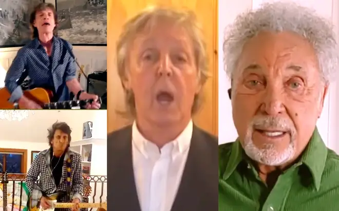 One World: The Rolling Stones, Sir Paul McCartney and Sir Tom Jones all took part