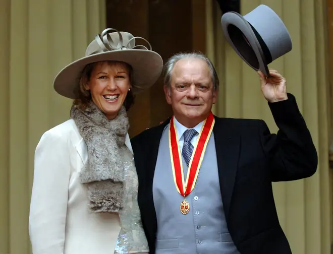 David Jason after collecting his knighthood