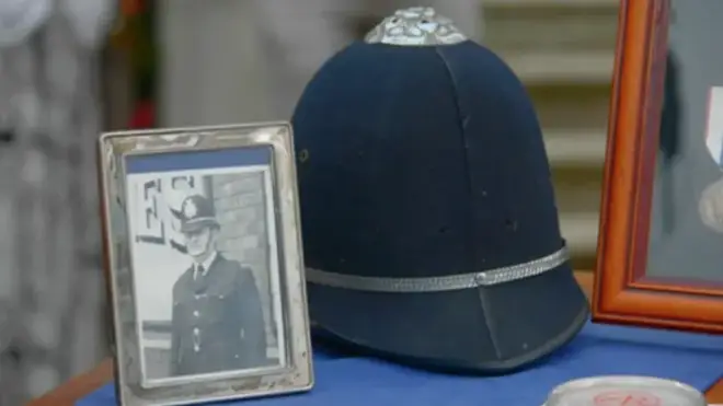 The owner of a policeman's helmet once worn by John Lennon was shocked by its value when it featured on the Antiques Roadshow (pictured).