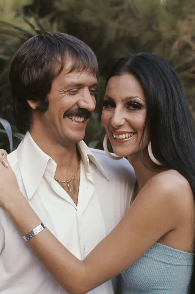 In front of millions of people at his live televised funeral in 1998, Cher gave the eulogy and said her ex-husband was "the most unforgettable character I&squot;ve ever met". (The couple pictured in c.1970)