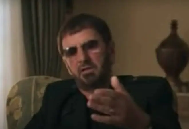 In footage taken from the Martin Scorsese documentary George Harrison: Living in the Material World, Ringo Starr reveals what was said on his last visit to the Beatle star's home in Switzerland.