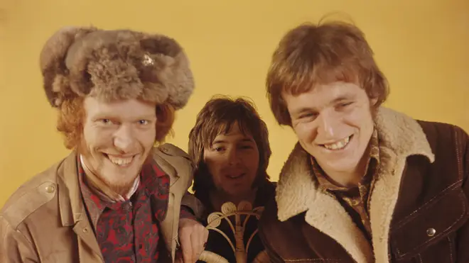 Ginger Baker, Eric Clapton and Jack Bruce of 60's rock group, Cream