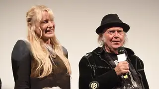 Neil Young and Daryl Hannah in March 2018