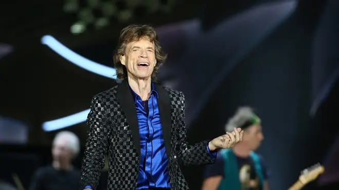 Jagger Performing in 2014 with The Rolling Stones