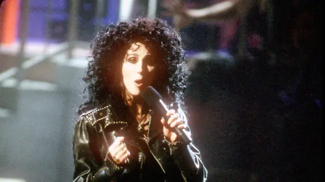 Cher in the 'If I Could Turn Back Time' video