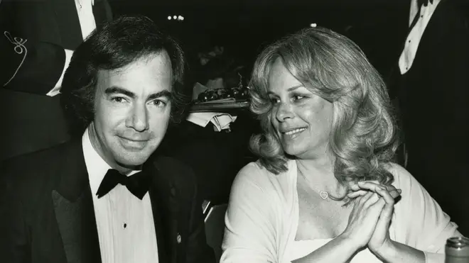 Neil Diamond and wife Marcia in 1981