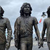 Bee Gees statue in Isle of Man