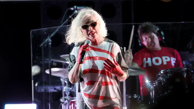 Blondie performing at Battery Park