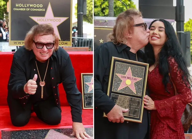 Don McLean gets his Hollywood Walk of Fame star