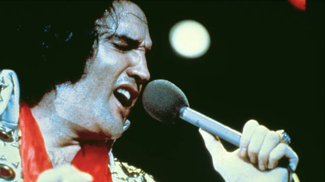 Elvis Presley live on stage
