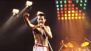 Freddie Mercury with Queen