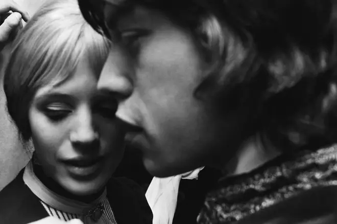 Marianne Faithful and Mick Jagger in 1967