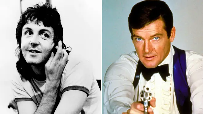 Paul McCartney recorded the theme tune for Roger Moore's 'Live and Let Die'