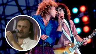 Phil Collins and Led Zeppelin at Live Aid