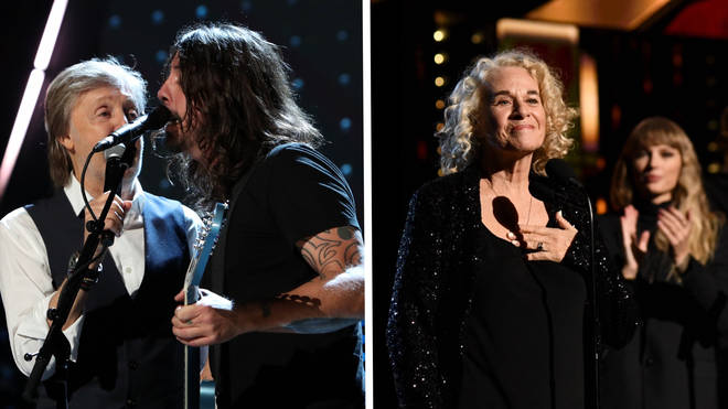 Foo Fighters and Carole King in the Hall of Fame