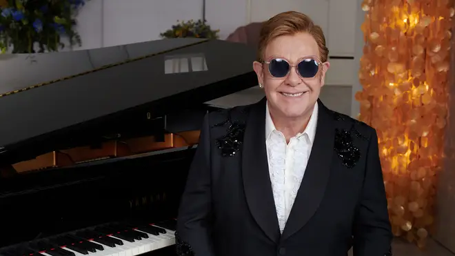 Elton John wearing his A-List specs