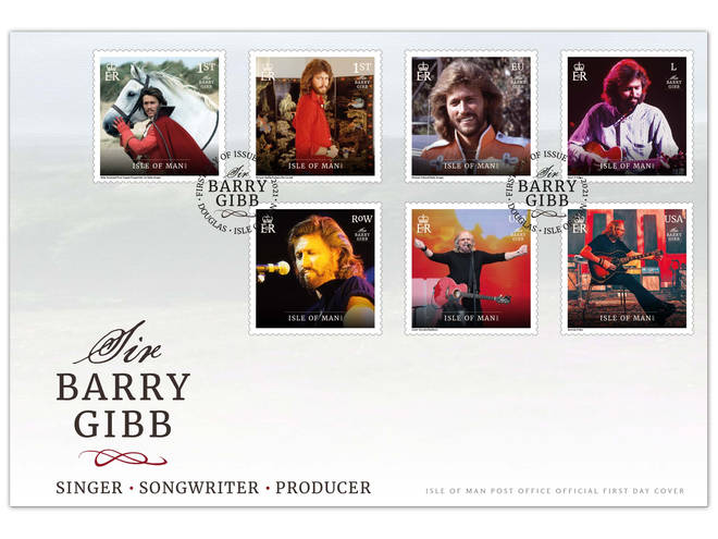 Barry Gibb stamps – First Day Order