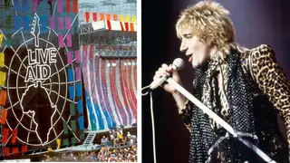 Live Aid and Rod Stewart