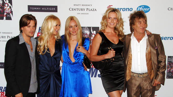 Rod Stewart and (some of) his children