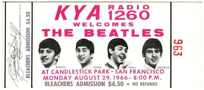 The Beatles at Candlestick Park - ticket