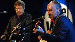The Who perform a stripped-down acoustic set