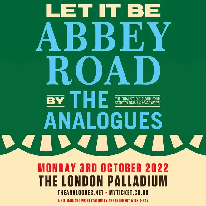 The Analogues: Let It Be Abbey Road concert poster