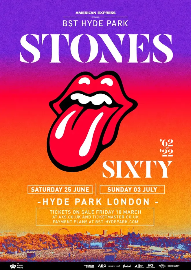 The Rolling Stones - Sixty poster