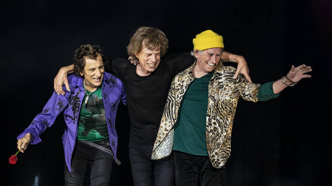 The Rolling Stones: Ronnie Wood, Mick Jagger, Keith Richards