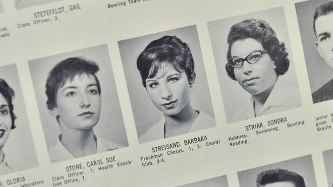 Barbra Streisand's yearbook