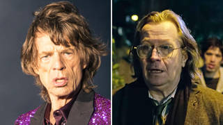 Mick Jagger and Gary Oldman