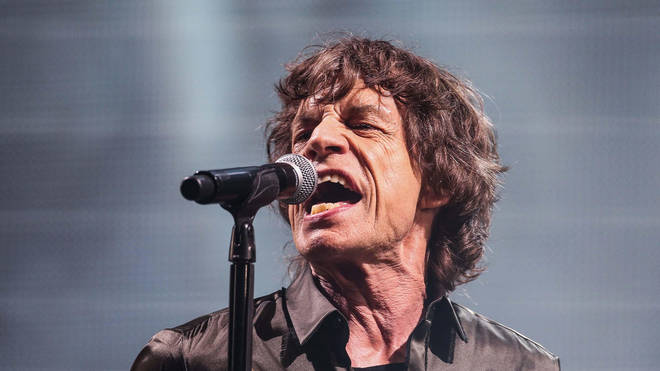Mick Jagger's expressive pout