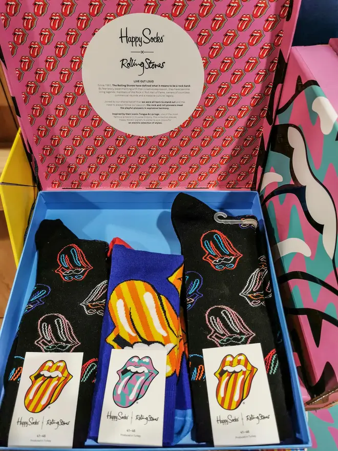 Rolling Stones socks – another bit of logo licensing