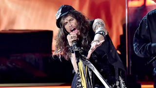 Steven Tyler performs with Aerosmith