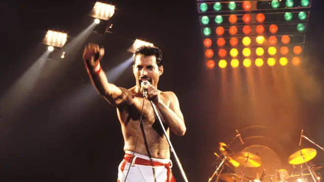 Freddie Mercury and Queen in 1982