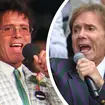 Cliff Richard at Wimbledon in 1996 and 2022