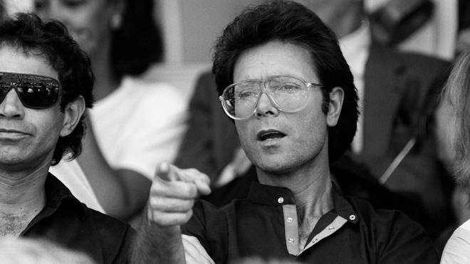 Cliff Richard at Wimbledon in 1983