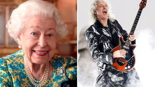 Brian May pitched his idea to Queen Elizabeth for his Platinum Jubilee entrance.