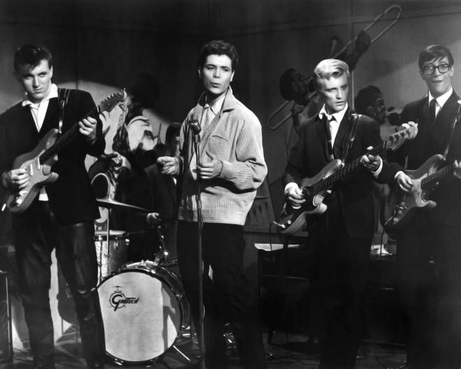 Cliff Richard performing with The Shadows in 1959. (Photo by Silver Screen Collection/Getty Images)