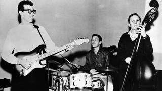 Buddy Holly, Jerry Allison and Joe Mauldlin in The Crickets