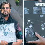 Ringo Starr shows off The Beatles' Revolver box set