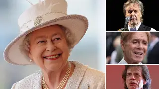 Paul McCartney, Cliff Richard and Mick Jagger pay tribute to the Queen
