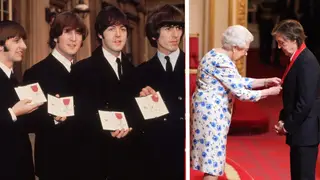 The Beatles get their MBEs and Paul McCartney named Companion of Honour