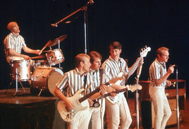 The Beach Boys in concert in 1964