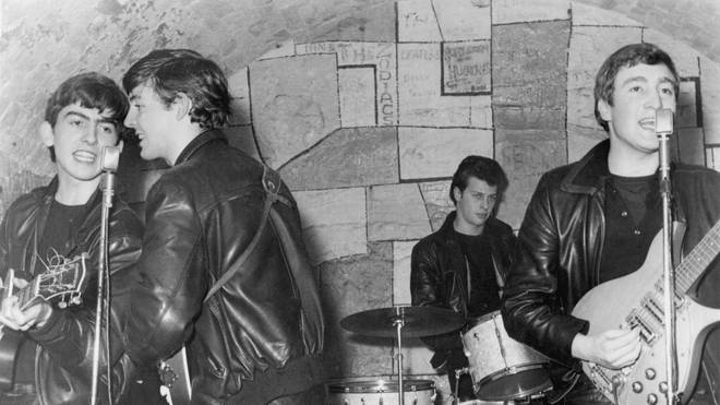 The Beatles with Pete Best at the Cavern Club