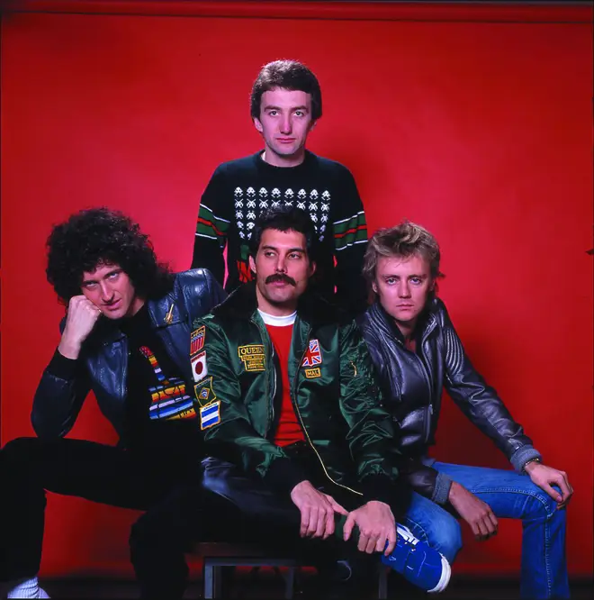 Queen: Brian May, Freddie Mercury, John Deacon and Roger Taylor